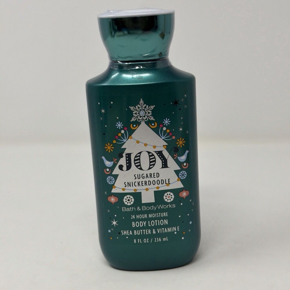 Bath & Body Works Joy Sugared Snickerdoodle Body Lotion 8oz Sealed Vanilla